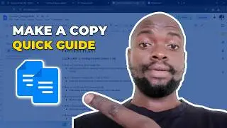 How to Make a Copy of a Google Doc