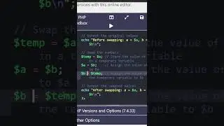 PHP Tutorial: Easy Way to Swap Two Numbers