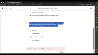 Cloud Computing and Google Cloud Quiz Answers | Getting Started with Google Kubernetes Engine