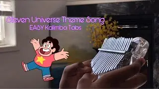 Steven Universe Theme Song | Kalimba Cover and Tutorial With Tabs (EASY!)