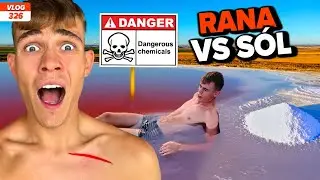 RANA VS THE SALTIEST LAKE IN EUROPE..😳 / VLOG 