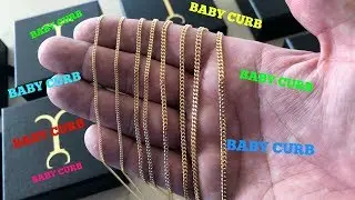 Baby Curb GOLD CHAIN Review!
