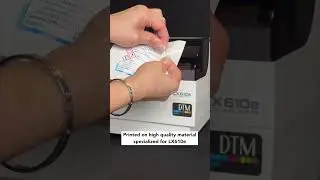 Full Color Print & Cut Safety Labels - LX610e