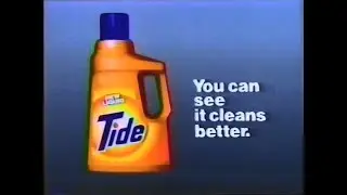 Edited because of BS copyright claim: Tide laundry detergent set 2 or 3 ads from 1985/86?