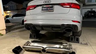 AUDI RS3 INTEGRATED ENGINEERING CATBACK EXHAUST