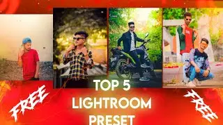 Professional Top 5 Lightroom Preset Download Free 😲 || 