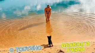 O TODYNHO ADOROU A PRAIA