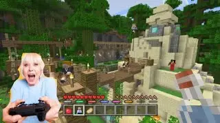 Grandma playing Minecraft for the first time!