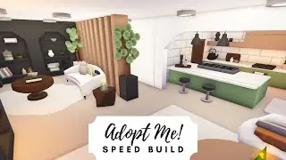 Aesthetic Sage Green Home Speed Build 💚🌿 Roblox Adopt Me!