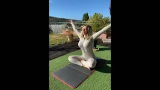 Morning Yoga Easy Pose