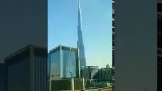 Going To Burj Khalifa By Metro, Beautiful View of Sekikh Zayed Road