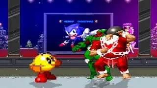 MUGEN: Pac-Man (Me) Vs Santa Claus (Ahuron, Unknown Edited)