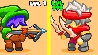 EVOLUTION OF WARRIOR TO DESTORY ALL ENEMYS AND FINAL BOSS IN GAME MIGHTY KNIGHT!