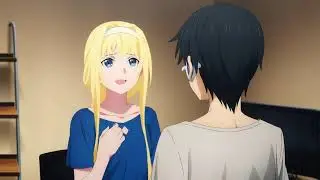 Happy Alice got pissed when Kirito mentions Asuna