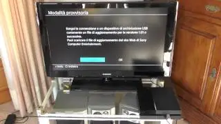 Aggiornare PS4 da USB