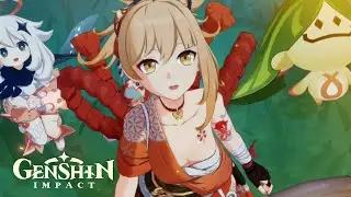 A Wish Upon Shooting Star | Yoimiya Story Quest | Genshin Impact Cutscene