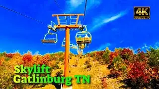Skylift Ride up the mountain from Gatlinburg TN