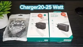 Unboxing Charger Aukey 20-25 Watt C to C