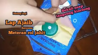 LAP ANTI BURAM SEKALI KINCLONG || METERAN ROLL JAHIT || SARUNG TANGAN PLASTIK.