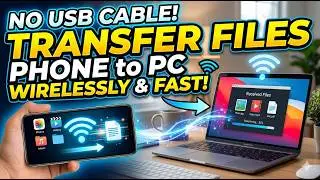 How To Transfer Files Mobile To Pc Without USB Cable