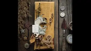 Холст в стиле микс медиа