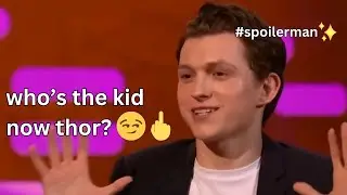 Tom Holland getting Even with the Avengers Cast