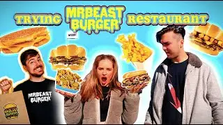 Trying MRBEAST BURGER Restaurant!!