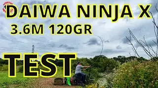 Test de Lansare cu Lanseta Daiwa Ninja X 3.6m 120gr: Performanta si Precizie