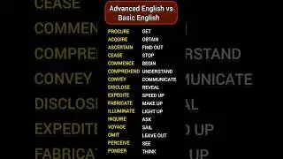 Vocabulary || 