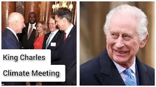 King Charles III holds PRIVATE Climate Meeting at Buckingham Palace