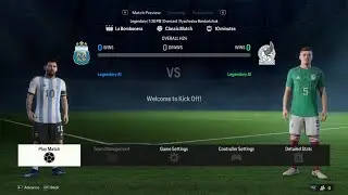 Argentina vs Mexico | EA FC 24 Gameplay Simulation | [4K 60FPS]