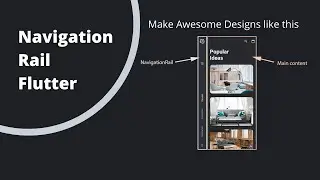 Flutter: Navigation Rail made Easy! | New Flutter Widget | Flutter 1.17 | Flutter UI widgets