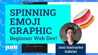 How to Animate a Spinning Emoji with HTML & CSS | Basic Web Development Animation Tutorial