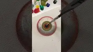 Immerse in the allure of expressive eye Painting ✨ - Amazing Oil Painting #shorts #painting #art