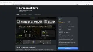 How to Add Screencast Keys in Blender in 1 Minute
