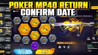 Poker MP40 Return Confirm Date🤯 | Next Universal Ring Event Confirm | Free Fire New Event 