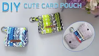 DIY simple card purse/Mini Purse/간단한 카드지갑만들기/미니지갑을 만드는 쉬운방법 [JSDAILY]