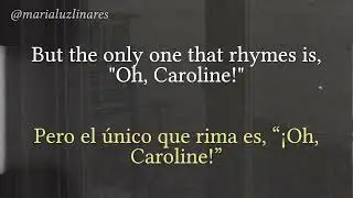 🧩 oh caroline - the 1975 (lyrics/español) 🧩