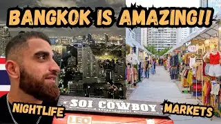 Bangkok is AMAZING!! 🇹🇭  Bangkok vlog, nightlife, street food, rooftop bars- Sukhumvit Thailand 2023