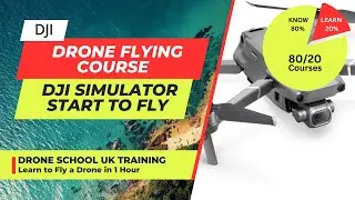 DJI Flight Simulator | Basic flight Training, First Flying Exercises, Stick Controls for Beginners