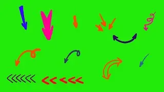 Green Screen Animated Arrows 