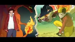 Speed Drawing - Pokemon: Gold vs Red