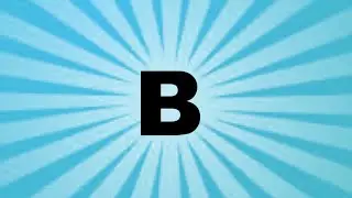 Animated Alphabet : B