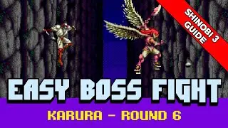 How to Defeat Karura - Sega Genesis Shinobi 3 Boss - Round 6