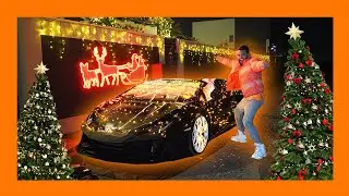 Arunc Cu Pietre In Lamborghini + L-am Acoperit Cu Luminite !!