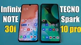 Infinix Note 30i vs Tecno Spark 10 Pro Живое Сравнение