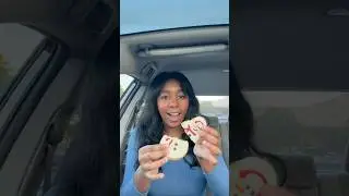 TRYING STARBUCKS HOLIDAY MENU ❄️ #shorts #foodie #youtubeshort