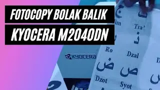 Cara Fotocopy Bolak Balik / Timbal Balik di Mesin Kyocera M2040DN