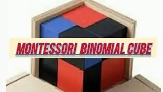 Montessori Binomial cube #montessori #montessoricourse
