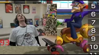 xQc dies after losing in Mario Kart